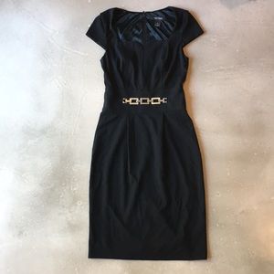 WHITE HOUSE BLACK MARKET Belted Dress